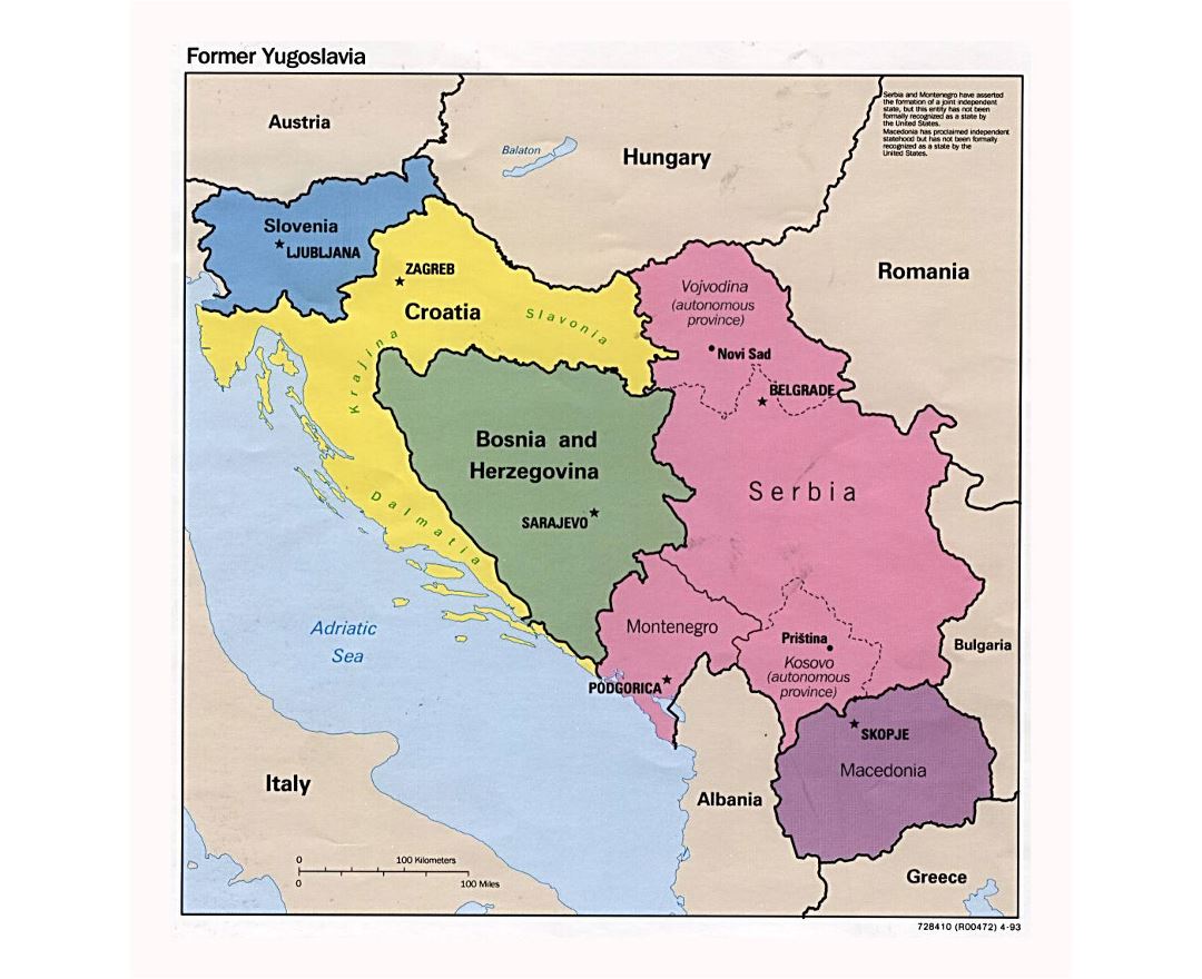 Maps Of Yugoslavia Collection Of Maps Of Yugoslavia Former Images And