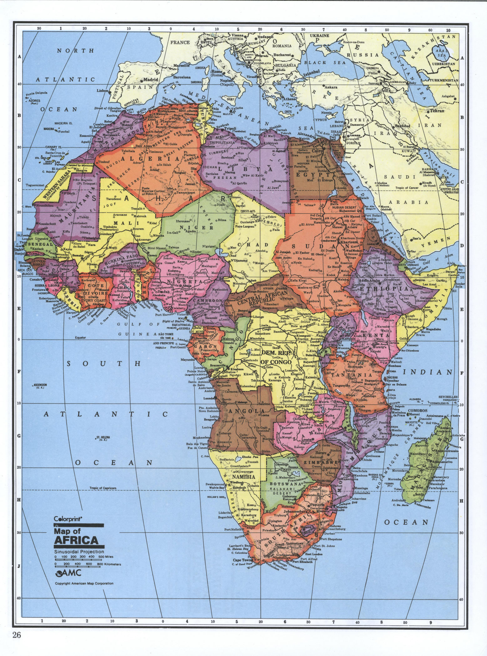 Maps Of Africa And African Countries Political Maps Road And Sexiz Pix 6045