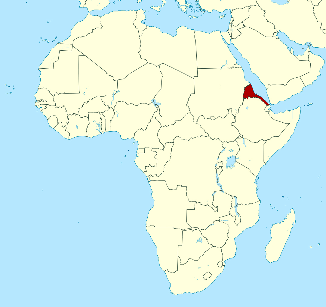 Detailed Map Of Eritrea