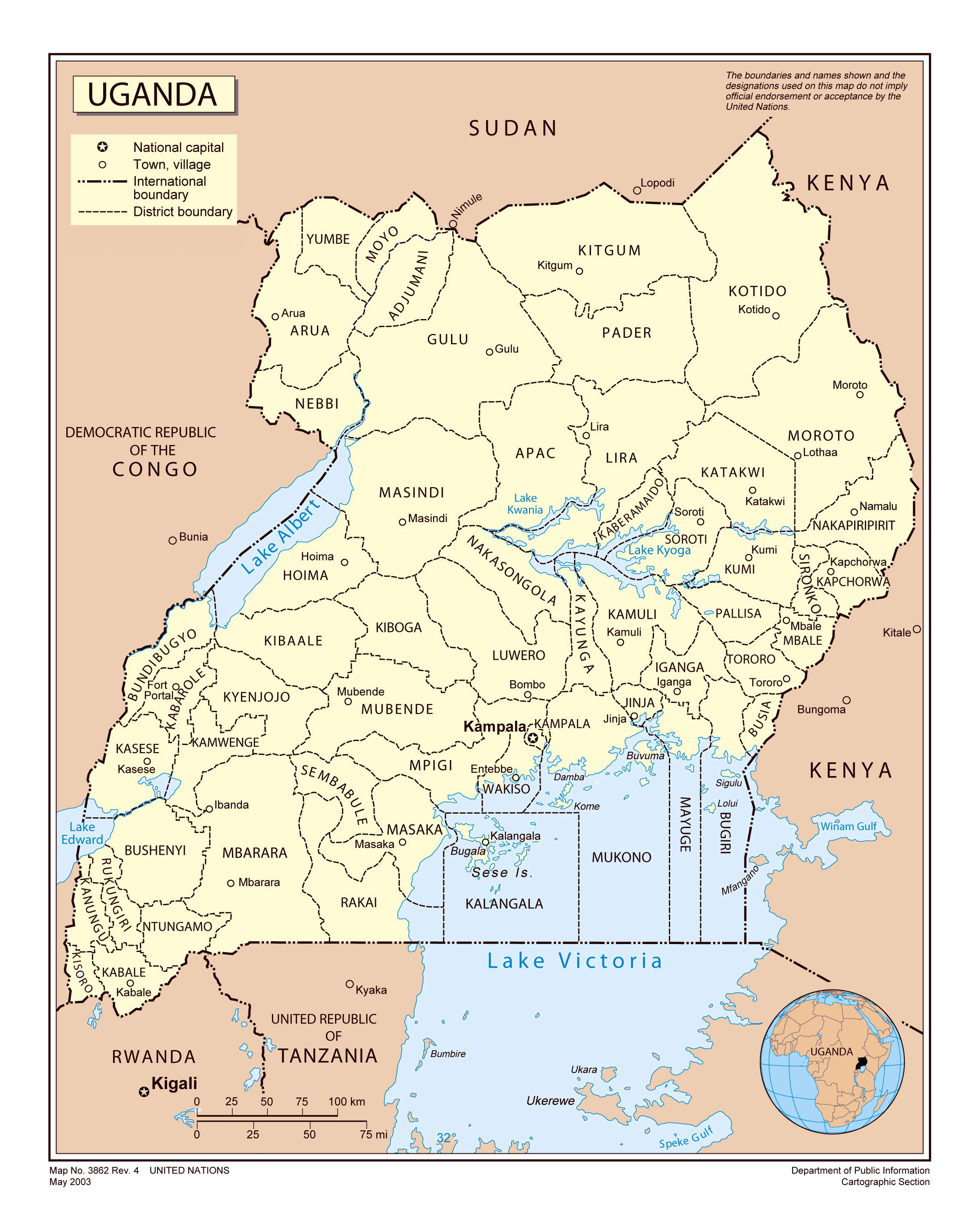 map of uganda        <h3 class=