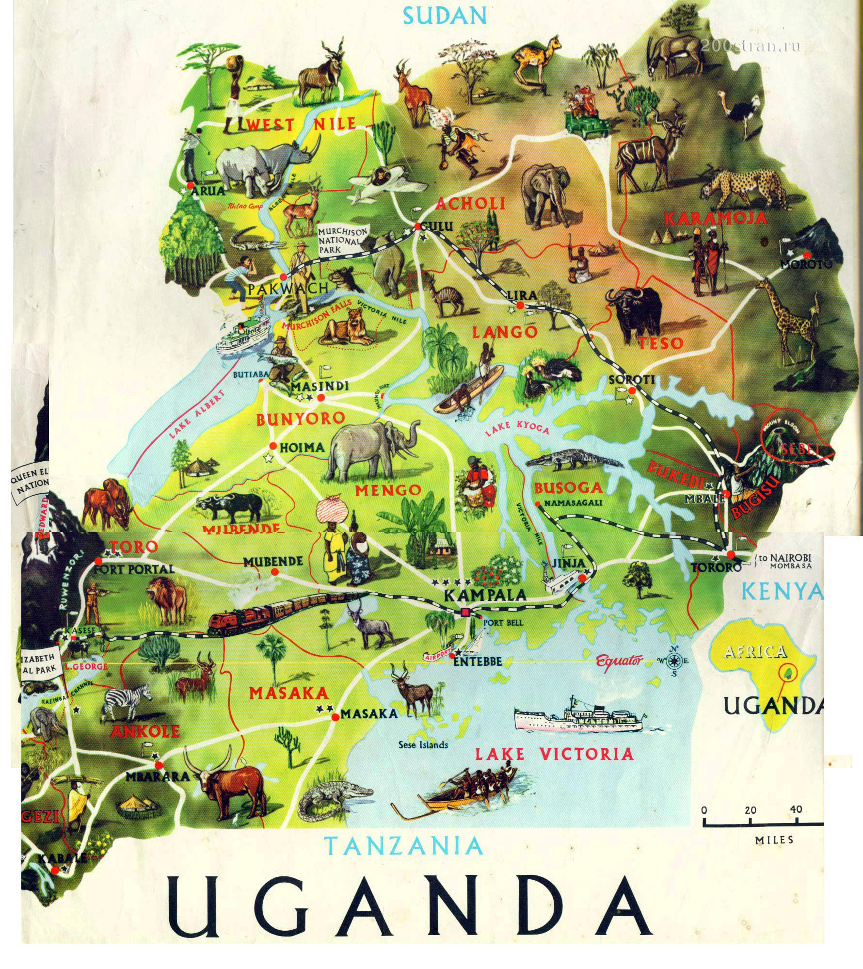 Ugandan Map