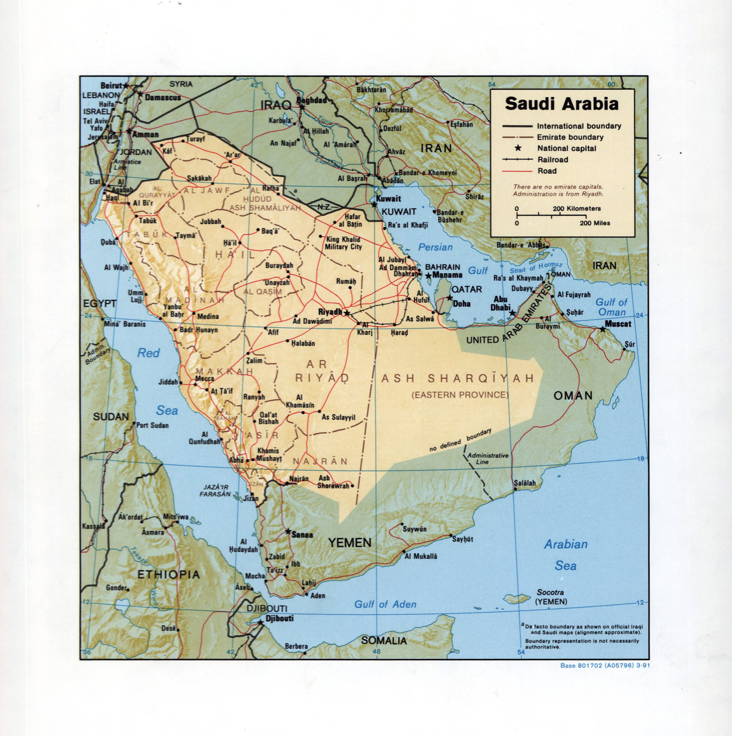 Detailed Political Map Of Saudi Arabia Ezilon Maps Images And Photos ...