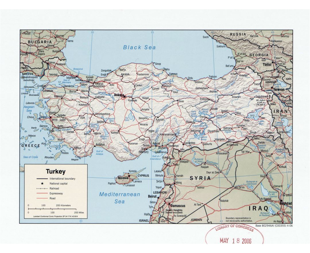 Maps Of Turkey Collection Of Maps Of Turkey Asia Mapsland Maps