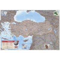 Large Detailed Political Map Of Turkey With Relief Roads Railroads Images