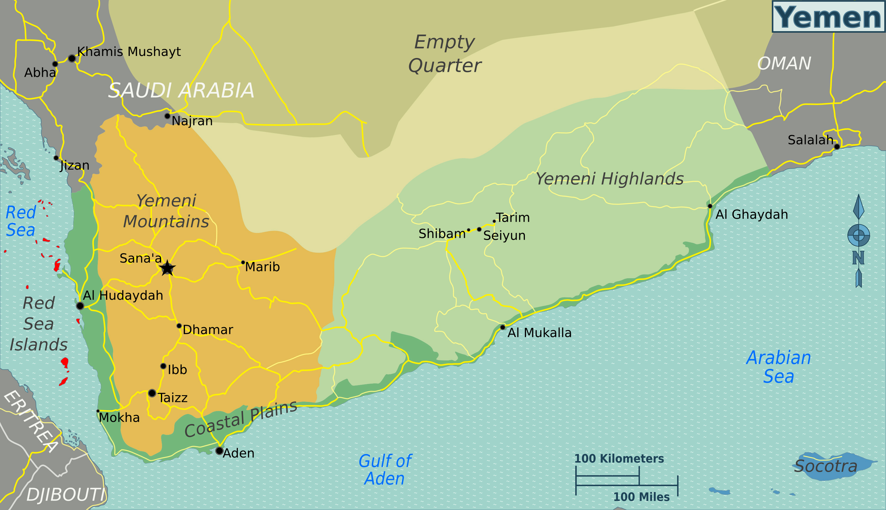 Large Location Map Of Yemen Yemen Asia Mapsland Maps Of The World Porn Sex Picture 