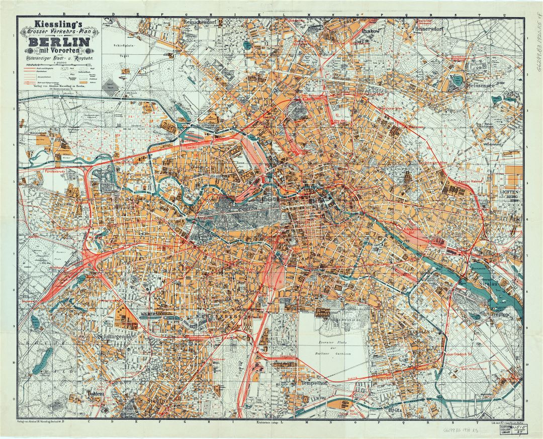 Map Of Berlin Area Germany