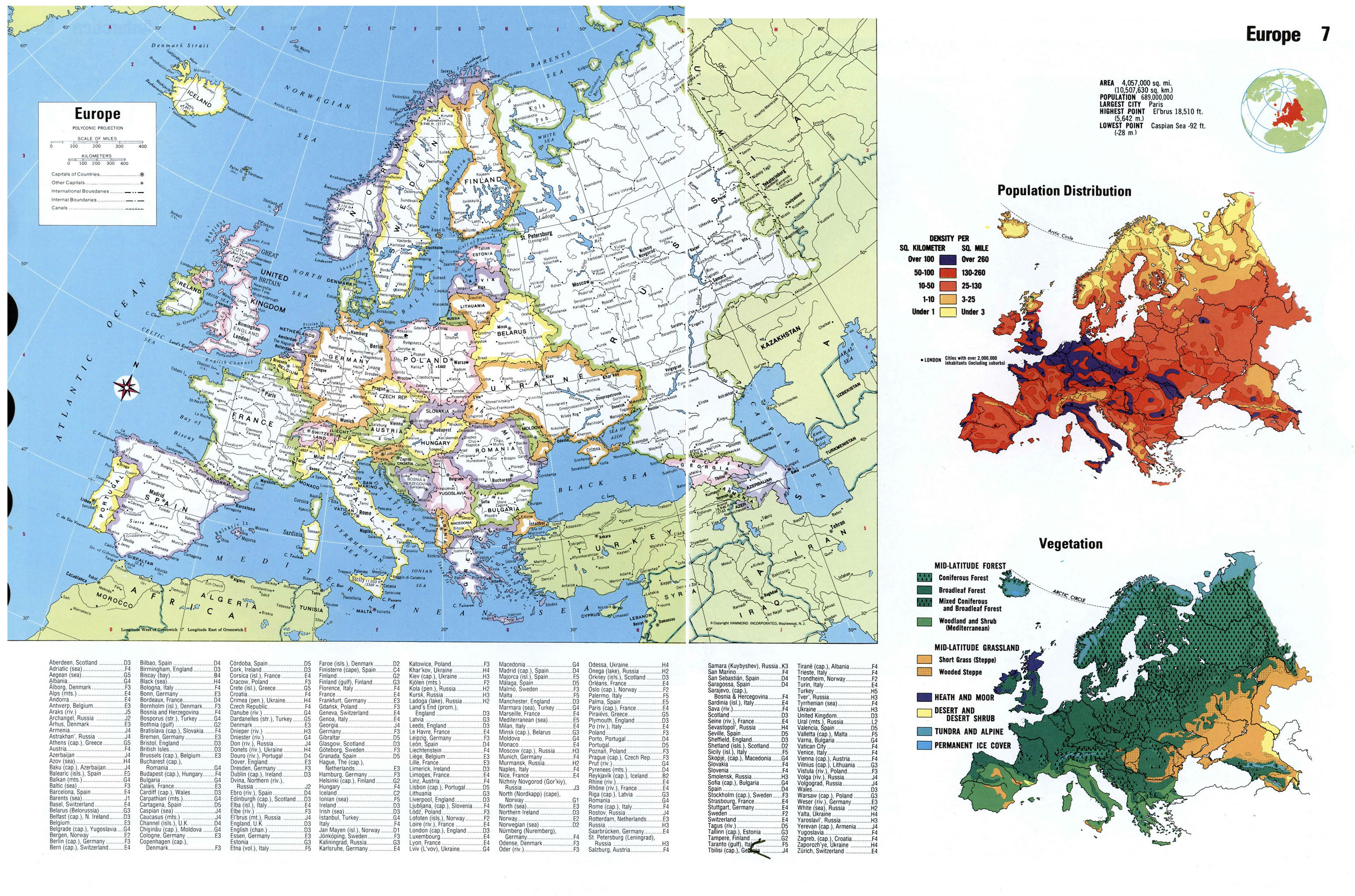 Political Map Of Europe Large Detailed Political Map Of Europe With 