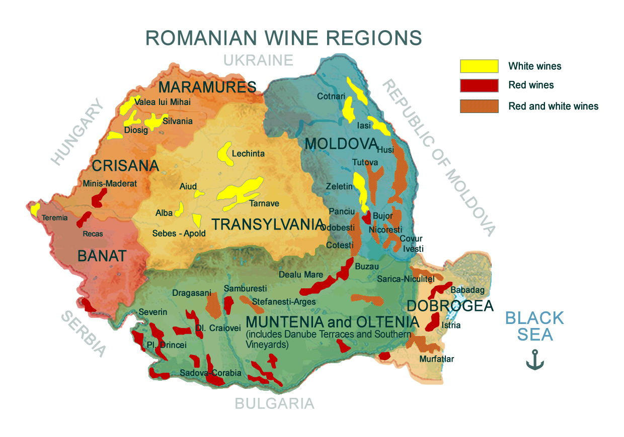 central european wine maps