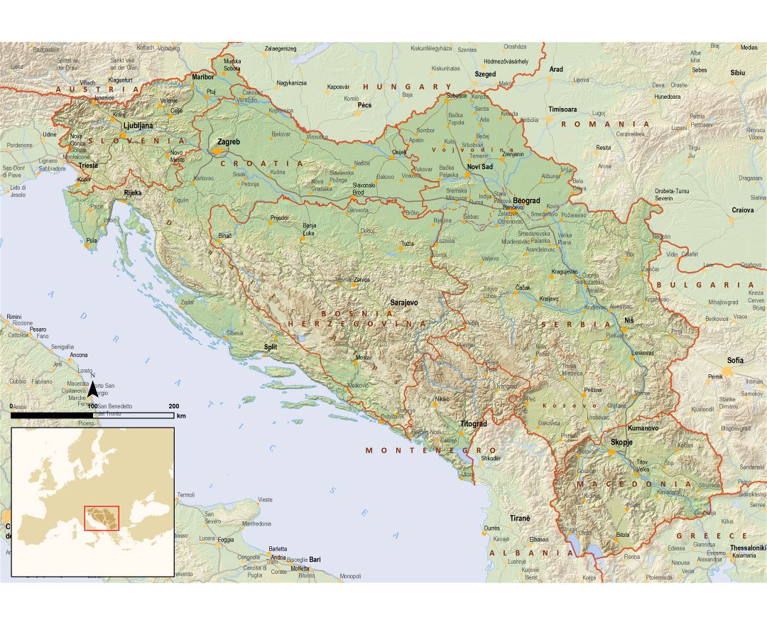 Historical Maps Of Yugoslavia