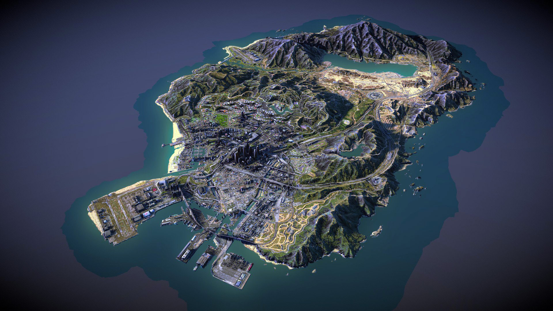 GTA 5 Detailed Map