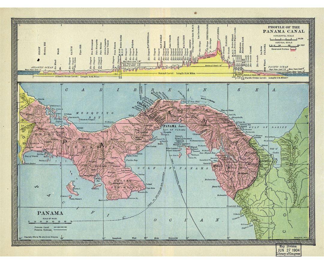 Maps of Panama | Collection of maps of Panama | North America ...