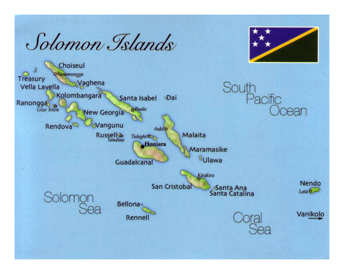 solomons cockatoo range map
